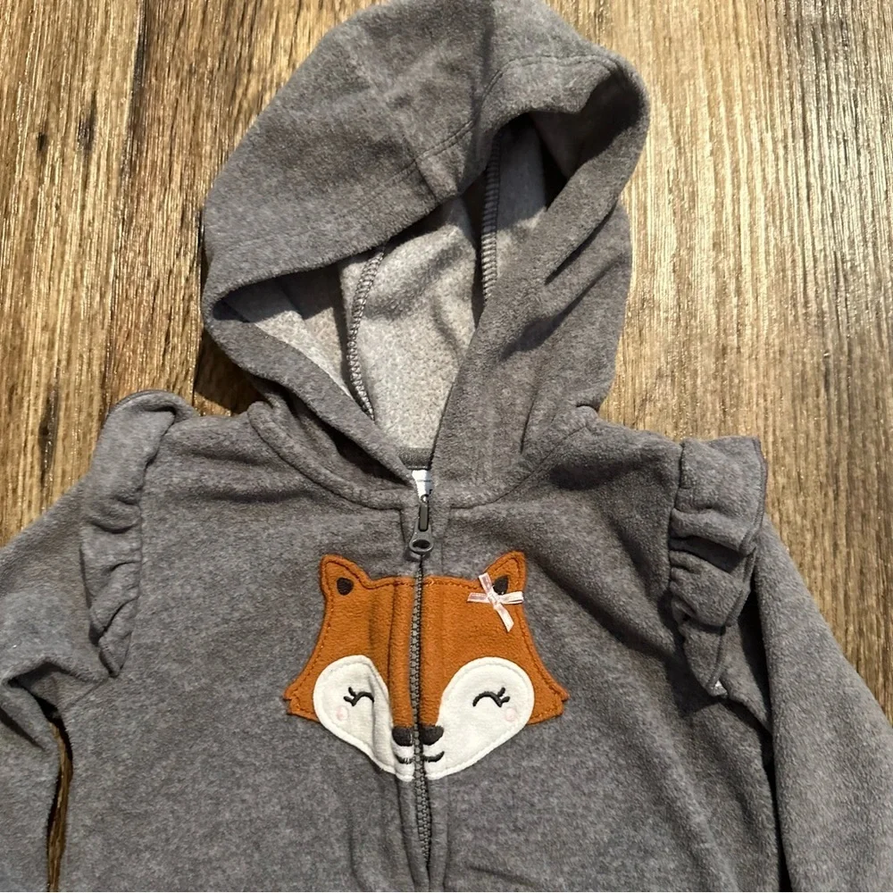 Baby Girl 6-9M Clothing Bundle Carter’s Wonder Nation Hoodie Bodysuit Tee‎ Set